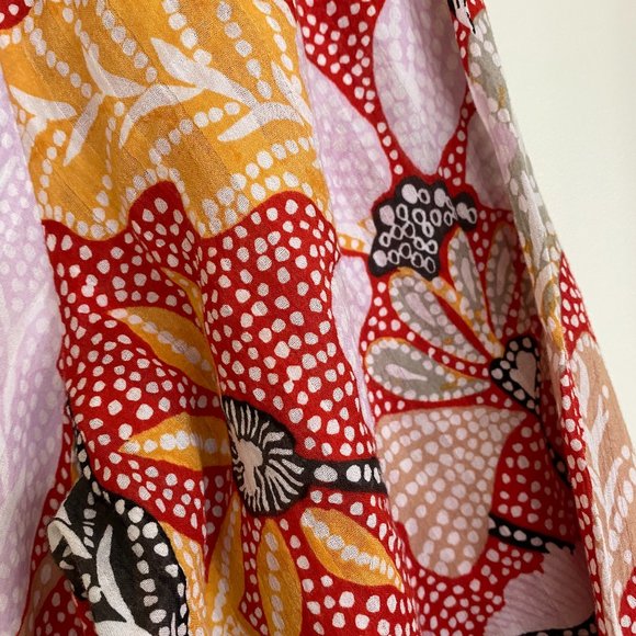 Elizabeth + James Spotted Garden Tie Waist Dress - Picture 5 of 10